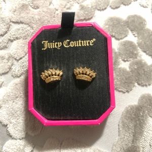 Juicy Couture Stud Crown Earrings